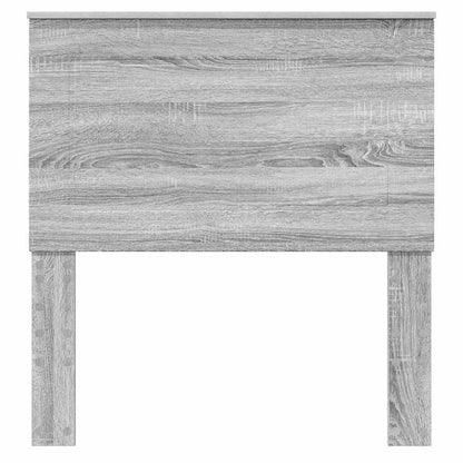 Testiera con testiera Grigio Sonoma 75 cm Legno multistrato