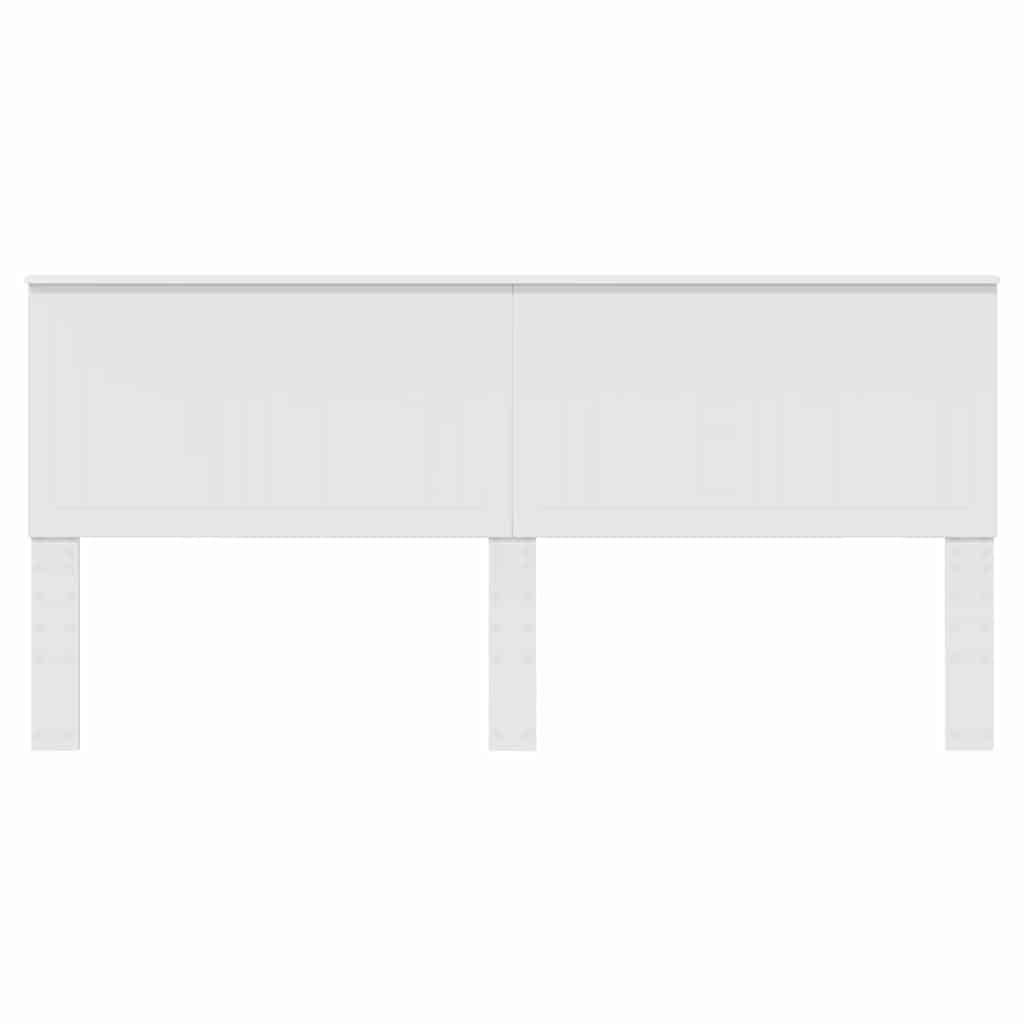 Testiera con testiera Bianco 200 cm Legno multistrato