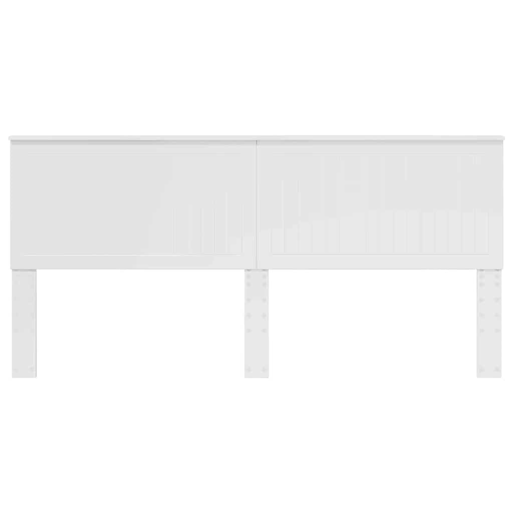 Testiera con testiera Bianco Lucido 200 cm Legno multistrato