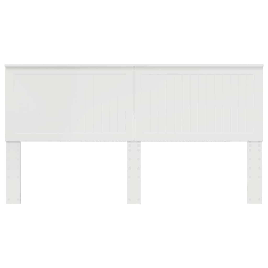 Testiera con testiera Bianco 180 cm Legno multistrato