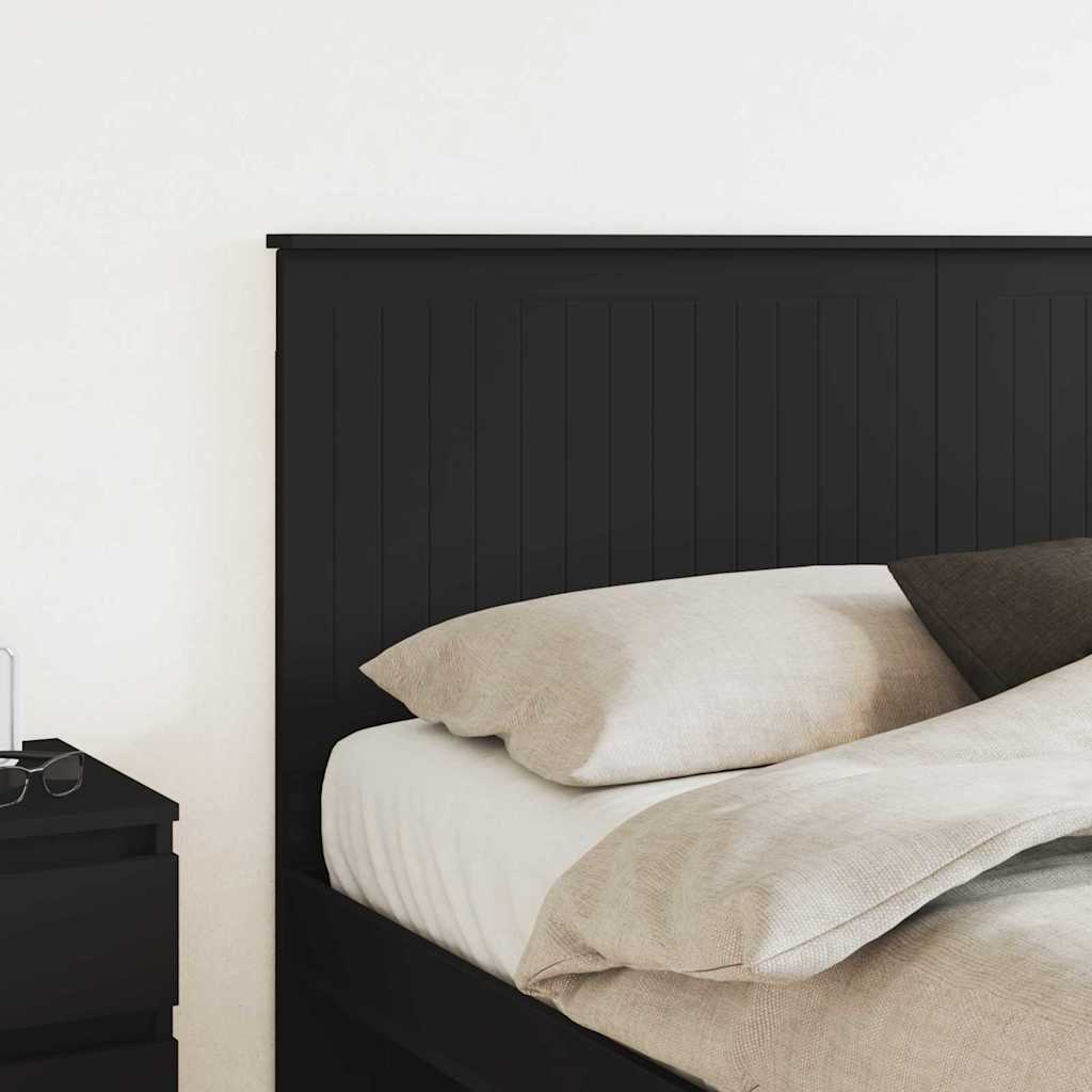 Testiera con testiera Rovere Nero 160 cm Legno multistrato