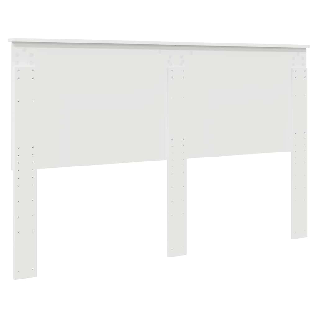 Testiera con testiera Bianco Lucido 160 cm Legno multistrato