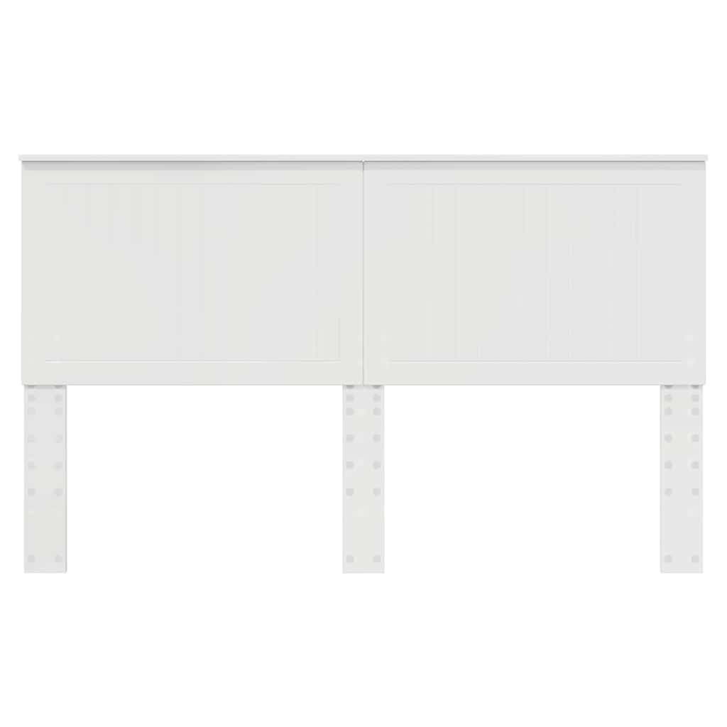 Testiera con testiera Bianco Lucido 160 cm Legno multistrato