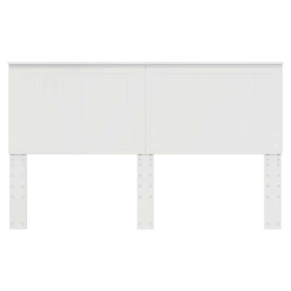 Testiera con testiera Bianco Lucido 160 cm Legno multistrato