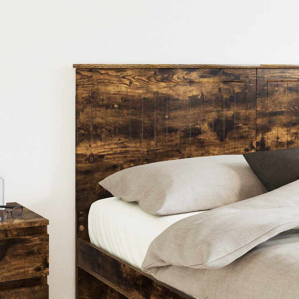 Testiera con testiera Rovere fumé 160 cm Legno multistrato