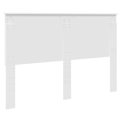 Testiera con testiera Bianco 150 cm Legno multistrato