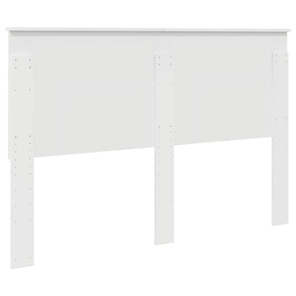 Testiera con testiera Bianco Lucido 150 cm Legno multistrato