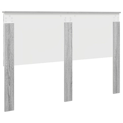 Testiera con testiera Grigio Sonoma 150 cm Legno multistrato