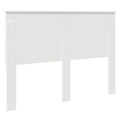 Testiera con testiera Bianco 140 cm Legno multistrato