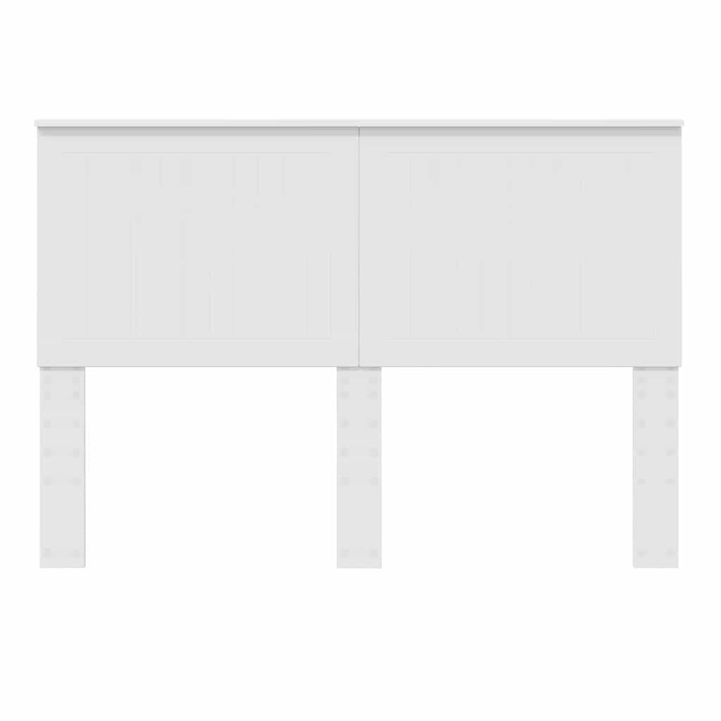 Testiera con testiera Bianco 140 cm Legno multistrato