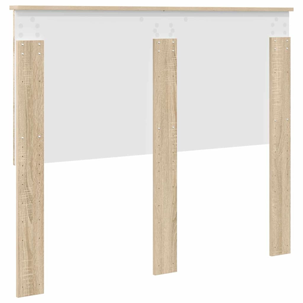 Testiera con testiera Rovere Sonoma 135 cm Legno multistrato