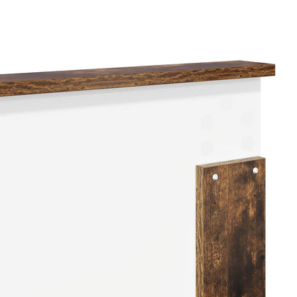 Testiera con testiera Rovere fumé 135 cm Legno multistrato