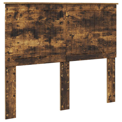 Testiera con testiera Rovere fumé 135 cm Legno multistrato | homemem39