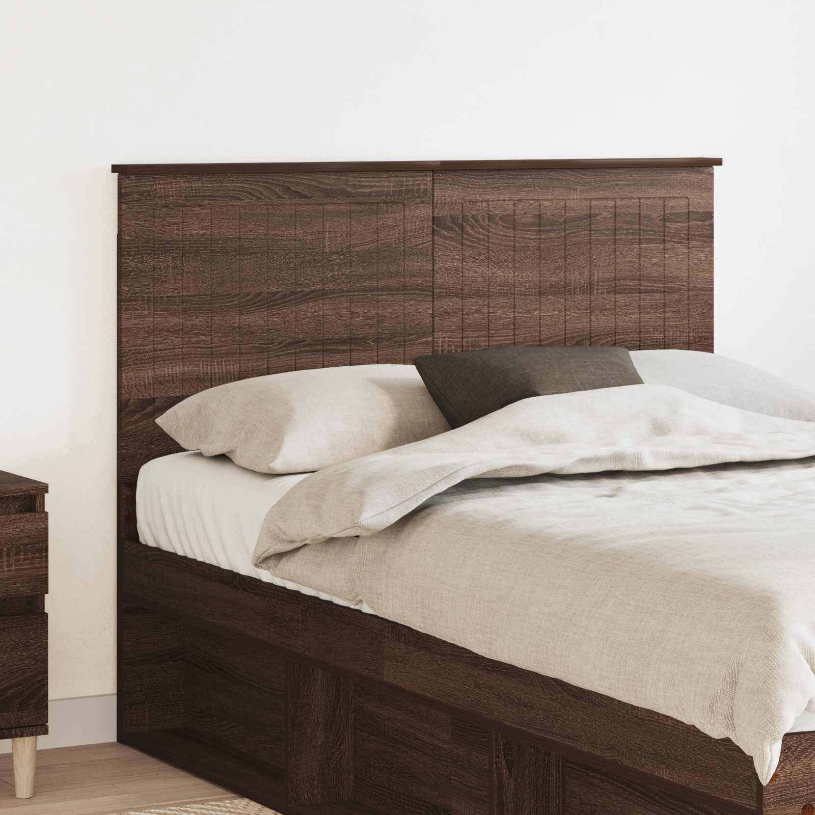 Testiera con testiera Rovere Marrone 135 cm Legno multistrato | homemem39