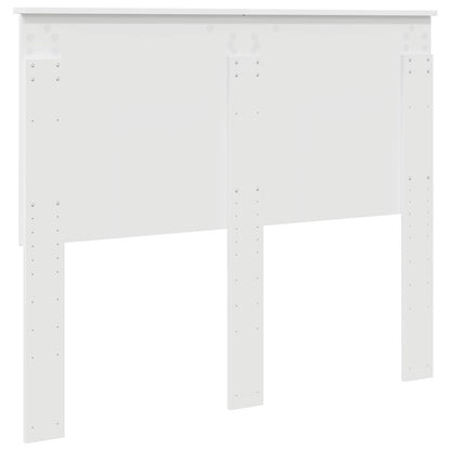 Testiera con testiera Bianco 120 cm Legno multistrato