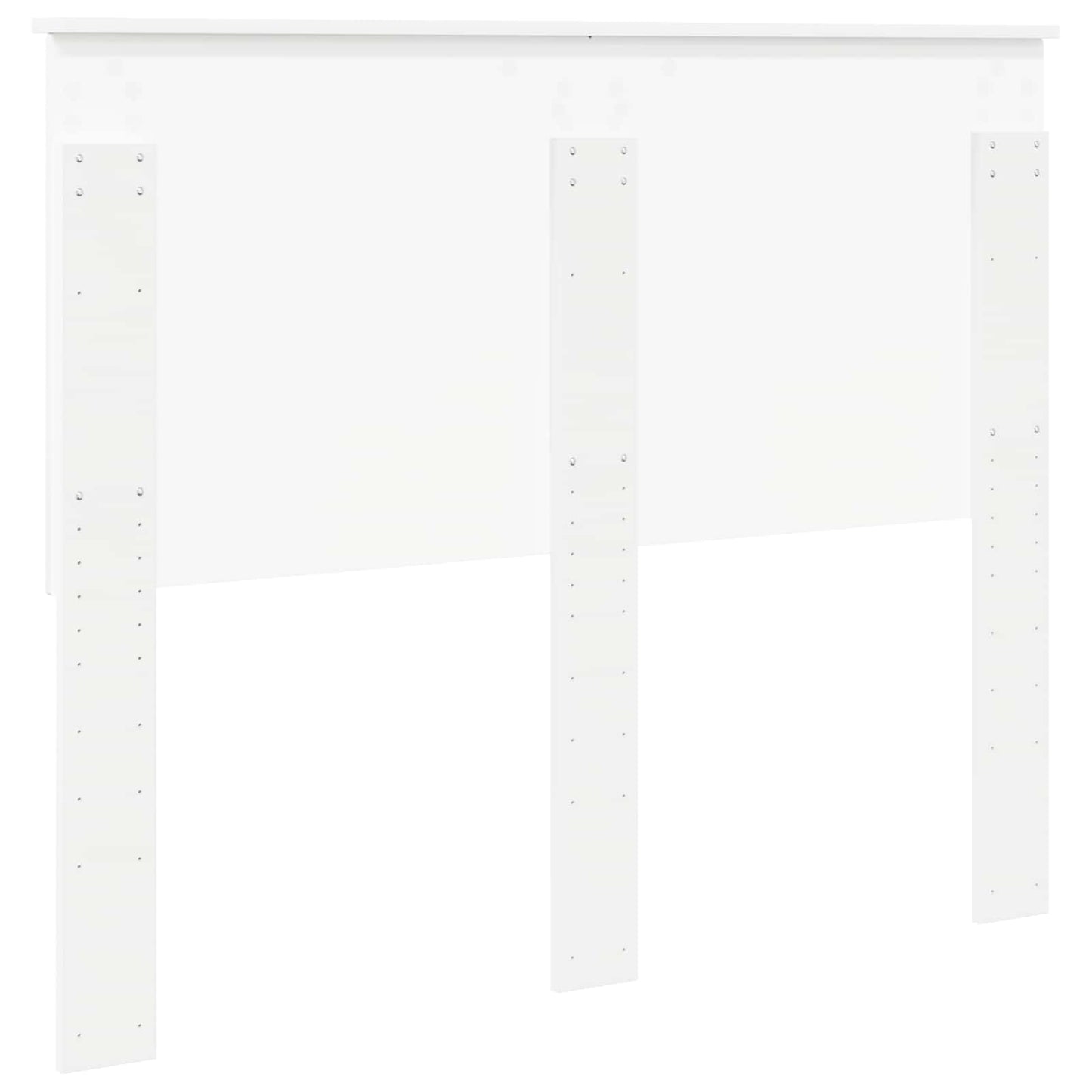 Testiera con testiera Bianco 120 cm Legno multistrato