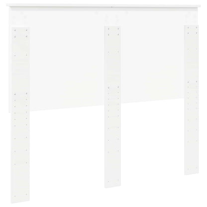 Testiera con testiera Bianco 120 cm Legno multistrato