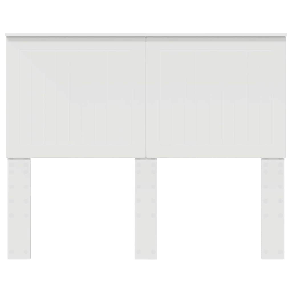 Testiera con testiera Bianco 120 cm Legno multistrato