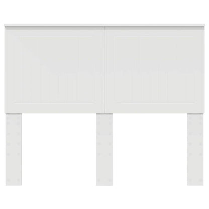 Testiera con testiera Bianco 120 cm Legno multistrato