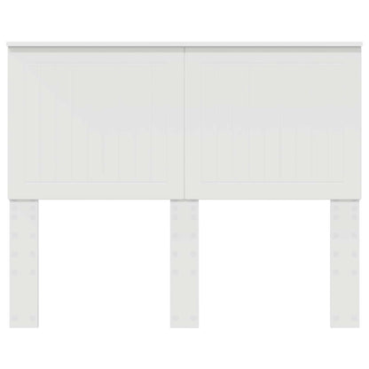 Testiera con testiera Bianco 120 cm Legno multistrato