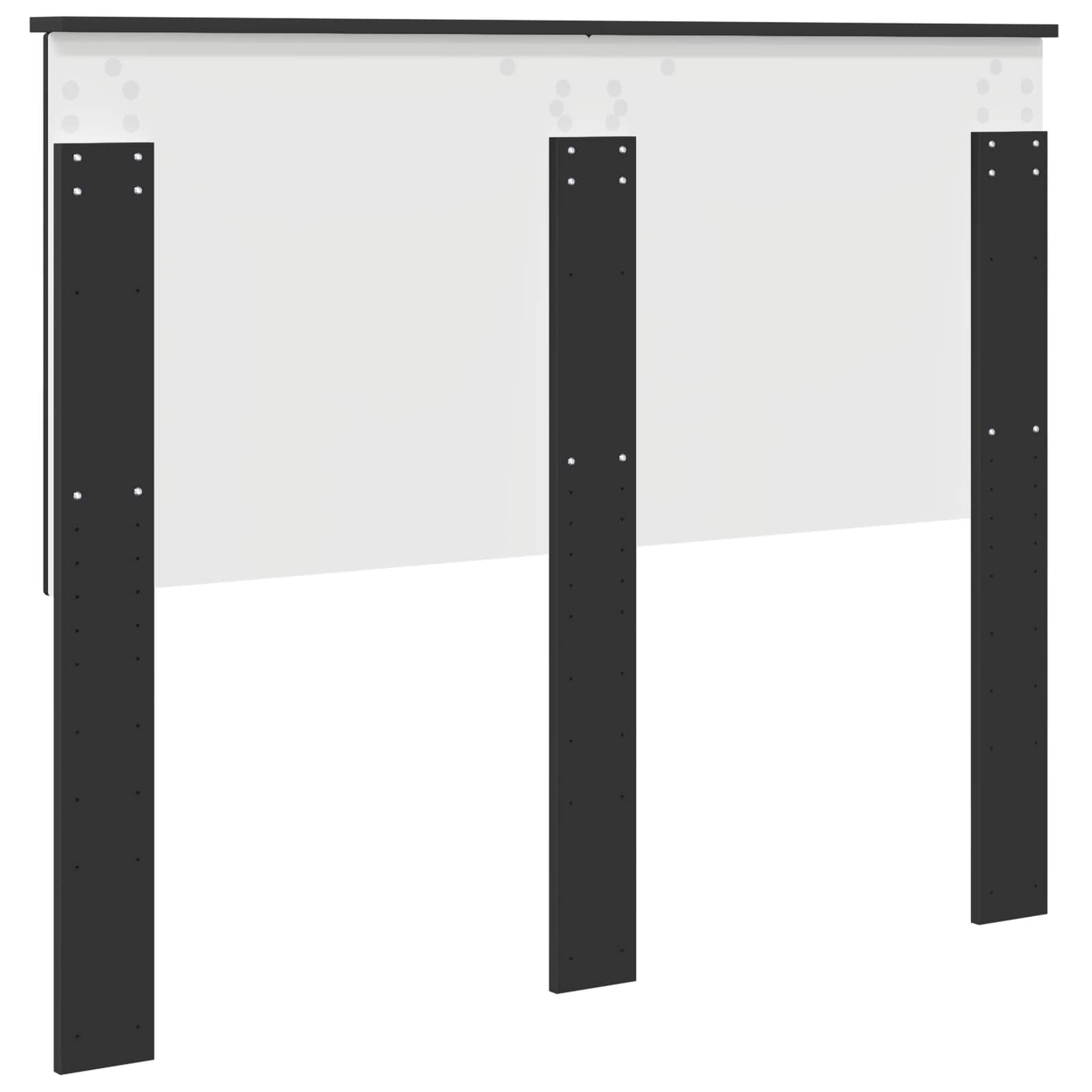 Testiera con testiera Rovere Nero 120 cm Legno multistrato | homemem39