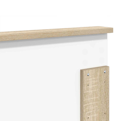 Testiera con testiera Rovere Sonoma 120 cm Legno multistrato