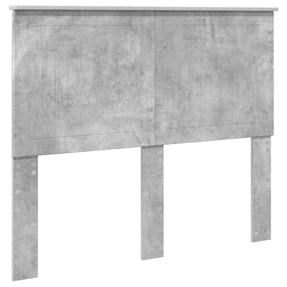 Testiera con testiera Grigio cemento 120 cm Legno multistrato | homemem39