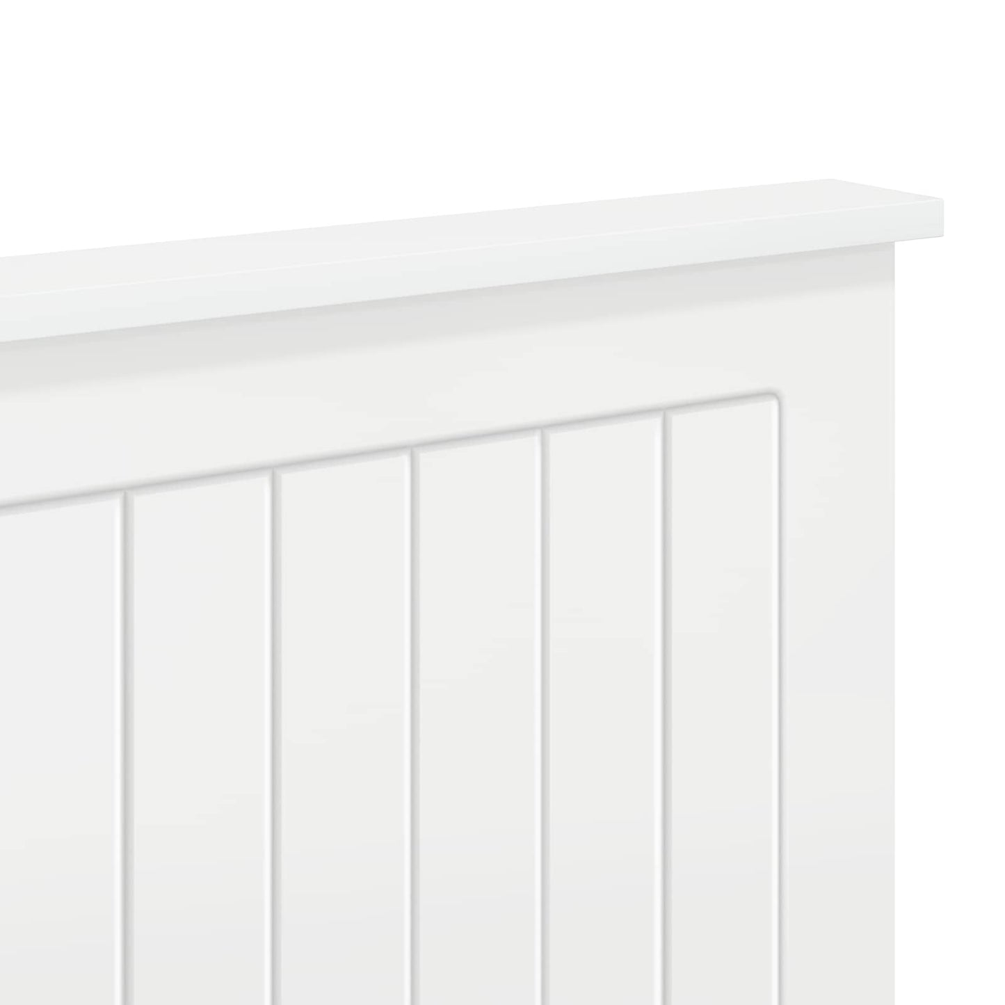 Testiera con testiera Bianco Lucido 120 cm Legno multistrato