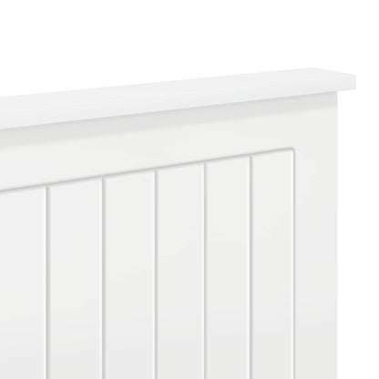 Testiera con testiera Bianco Lucido 120 cm Legno multistrato