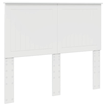 Testiera con testiera Bianco Lucido 120 cm Legno multistrato