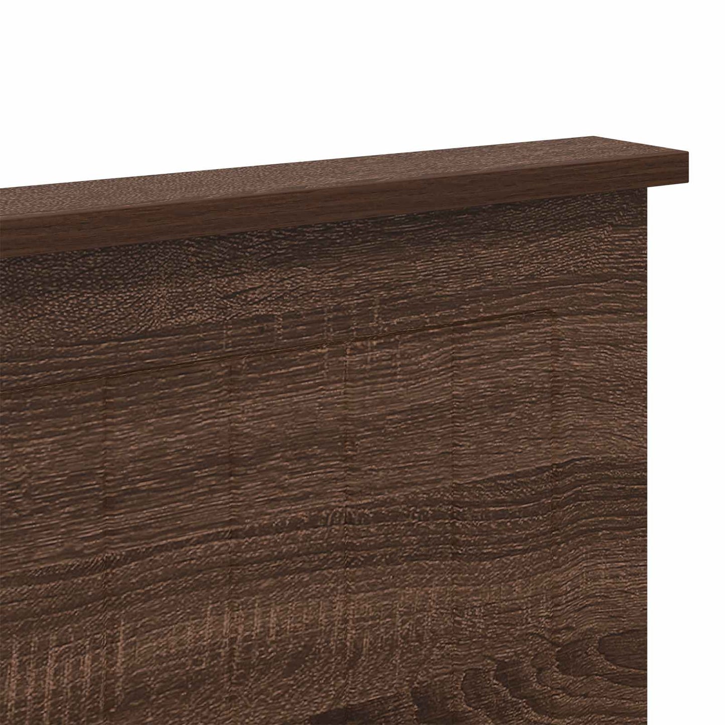 Testiera con testiera Rovere Marrone 120 cm Legno multistrato
