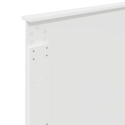 Testiera con testiera Bianco 100 cm Legno multistrato