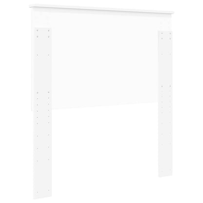 Testiera con testiera Bianco 100 cm Legno multistrato