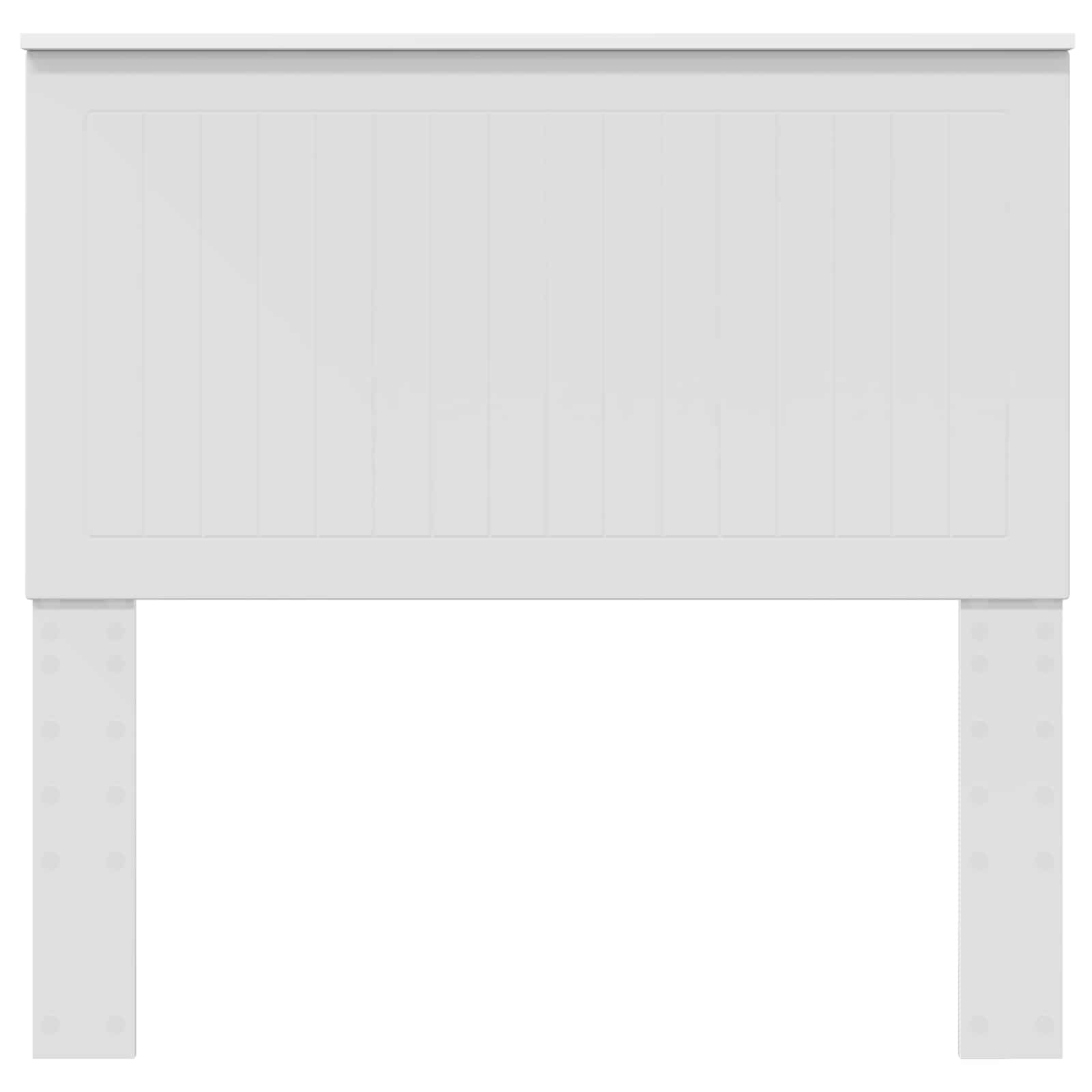 Testiera con testiera Bianco 100 cm Legno multistrato | homemem39
