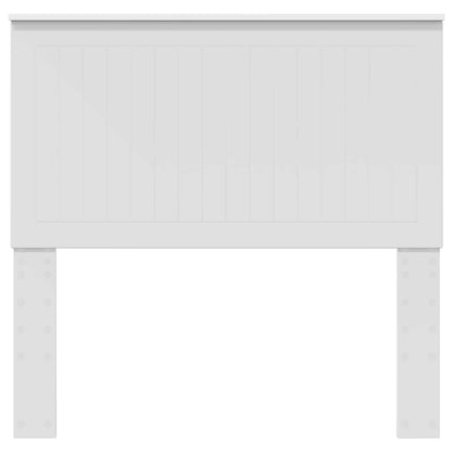 Testiera con testiera Bianco 100 cm Legno multistrato | homemem39
