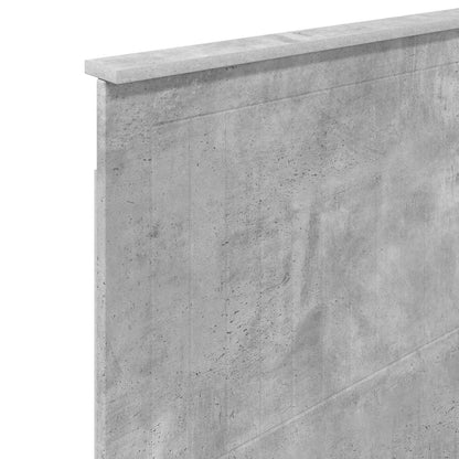 Testiera con testiera Grigio cemento 100 cm Legno multistrato | homemem39