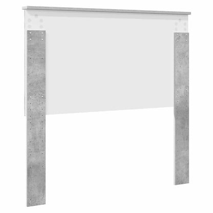 Testiera con testiera Grigio cemento 100 cm Legno multistrato | homemem39