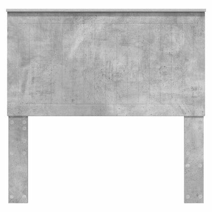 Testiera con testiera Grigio cemento 100 cm Legno multistrato