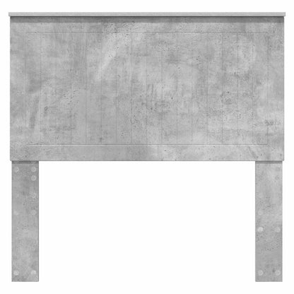Testiera con testiera Grigio cemento 100 cm Legno multistrato | homemem39