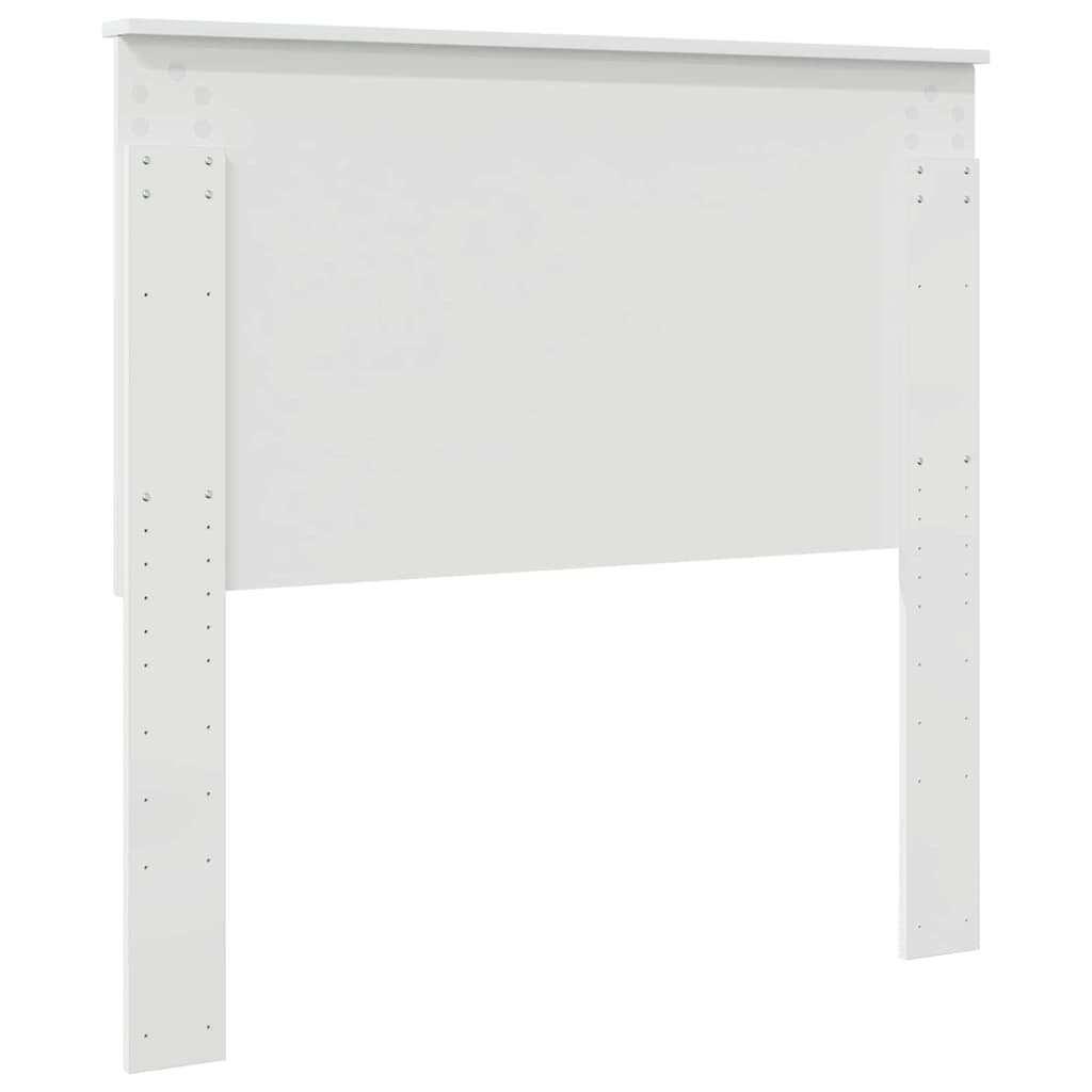 Testiera con testiera Bianco Lucido 100 cm Legno multistrato