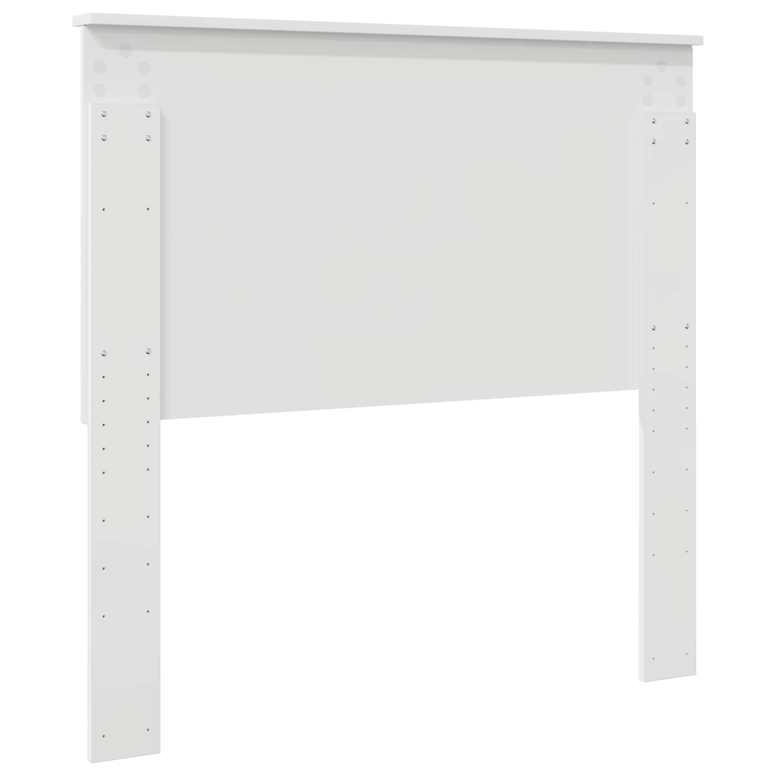 Testiera con testiera Bianco Lucido 100 cm Legno multistrato | homemem39