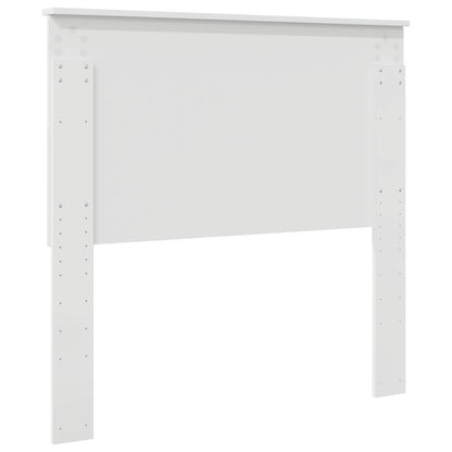 Testiera con testiera Bianco Lucido 100 cm Legno multistrato | homemem39