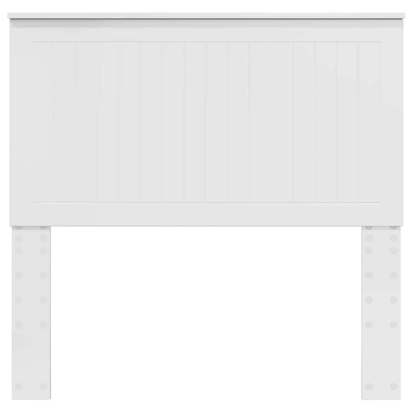 Testiera con testiera Bianco Lucido 100 cm Legno multistrato | homemem39