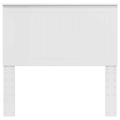 Testiera con testiera Bianco Lucido 100 cm Legno multistrato | homemem39