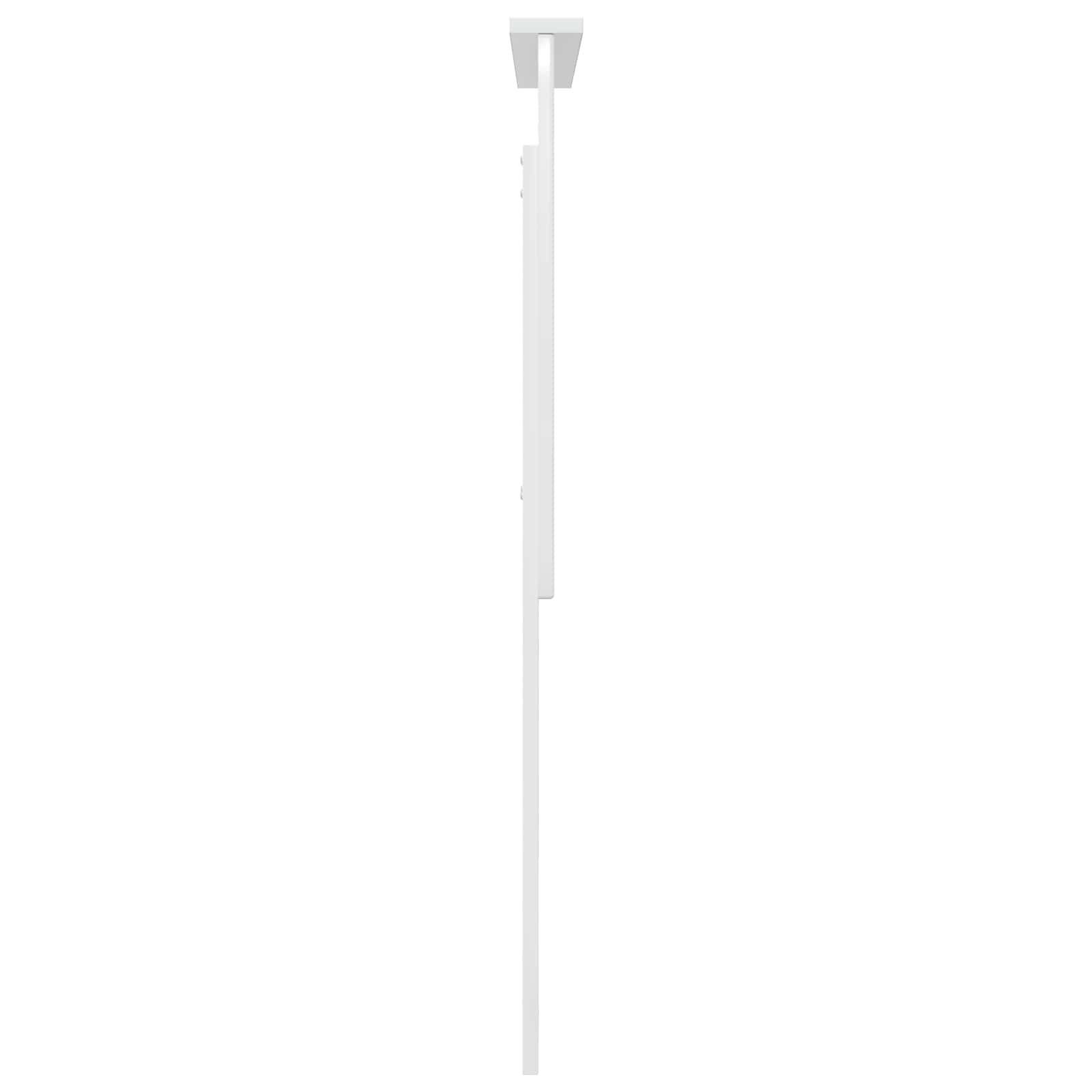 Testiera con testiera Bianco Lucido 100 cm Legno multistrato | homemem39