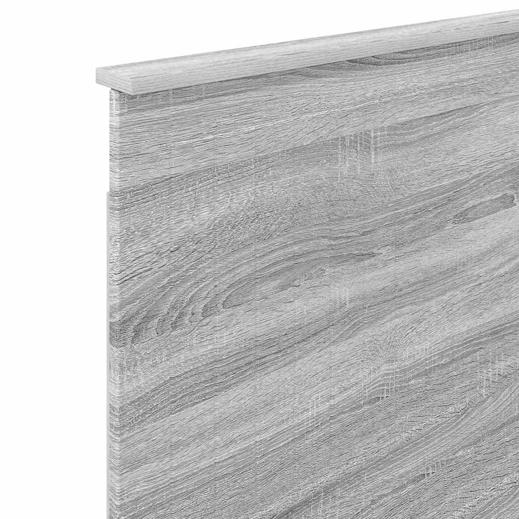 Testiera con testiera Grigio Sonoma 100 cm Legno multistrato