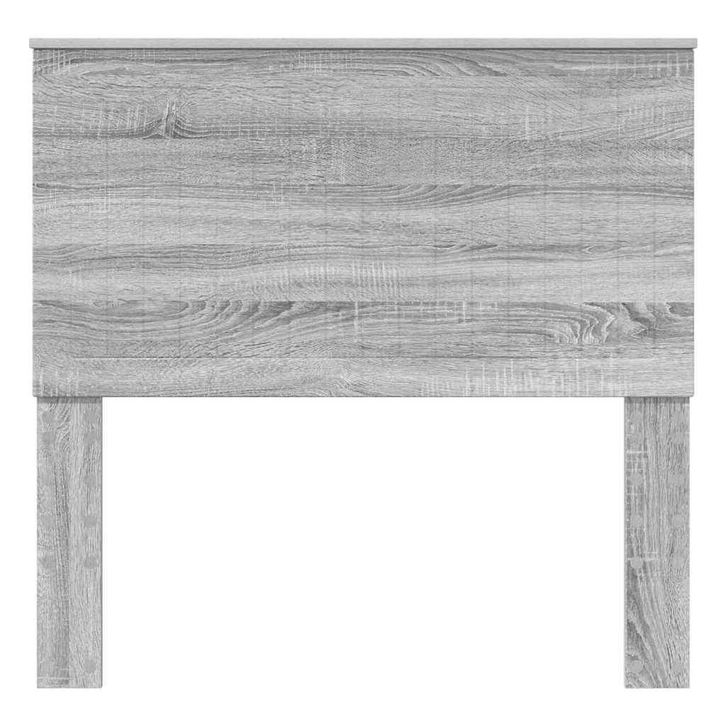 Testiera con testiera Grigio Sonoma 100 cm Legno multistrato