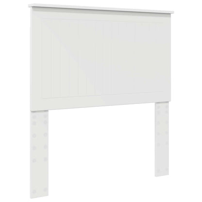 Testiera con testiera Bianco 90 cm Legno multistrato