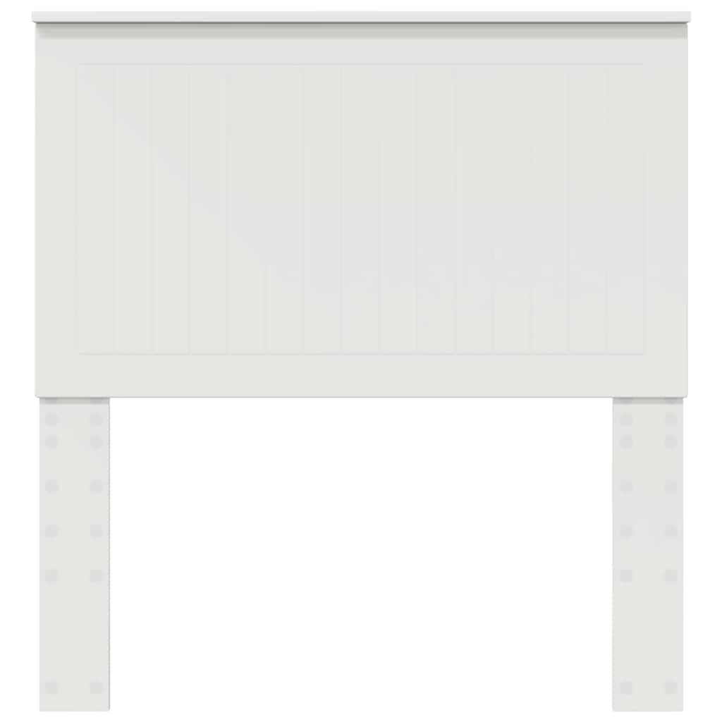 Testiera con testiera Bianco 90 cm Legno multistrato