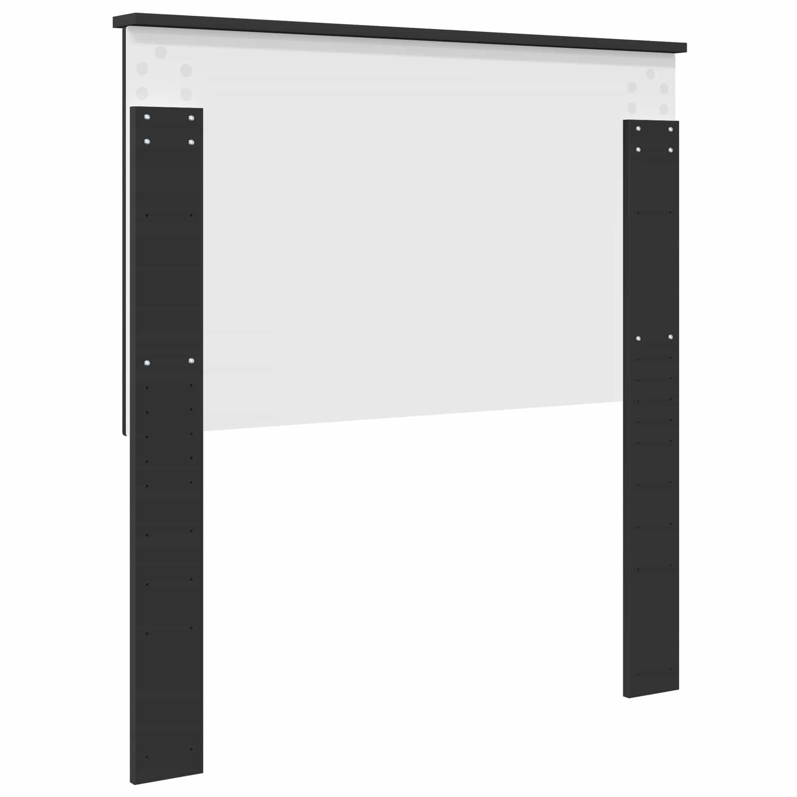 Testiera con testiera Rovere Nero 90 cm Legno multistrato | homemem39